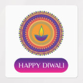 #1.Happy Diwali het lichtfestival van India Labels (Design 1)