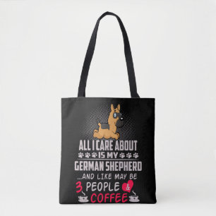 1 Het enige waar ik om geef is mijn Duitse herder  Tote Bag
