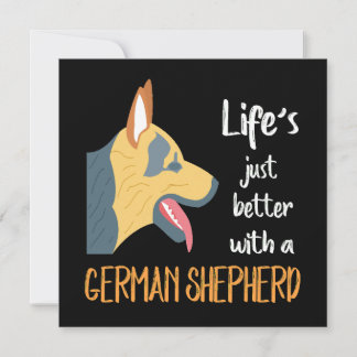 1 Het leven is gewoon beter met een Duitse herder Kaart
