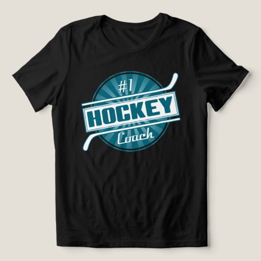 #1 Hockey Coach Women's Tee Shirt (Design voorkant)