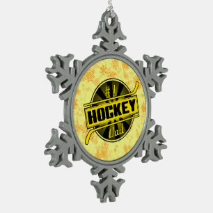 #1 Hockey Dad kerstboom Snowflake Ornament