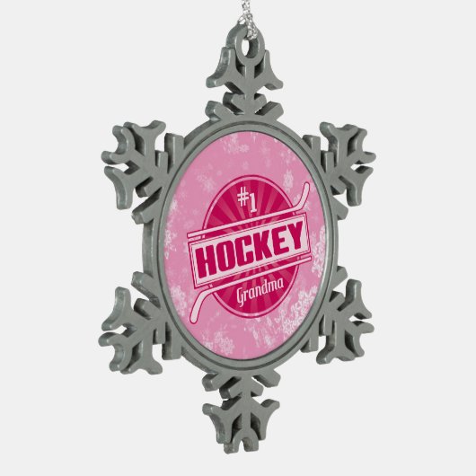 #1 Hockey Grandma Kerstmis Ornament (Links)