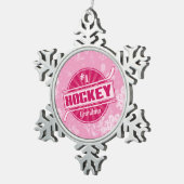 #1 Hockey Grandma Kerstmis Ornament (Rechts)
