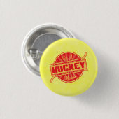 1 Hockey Mum Badge, Ice Hockey Badge Ronde Button 3,2 Cm (Voorkant /achterkant)