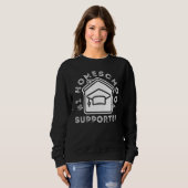 1 Homeschool Supporter Proud Homeschooler Family Trui (Voorkant volledig)