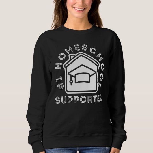 1 Homeschool Supporter Proud Homeschooler Family Trui (Voorkant)