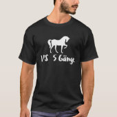 1 HP 5 speed horses T-shirt (Voorkant)