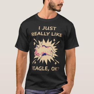 1 IK HOU GEWOON ERG VAN Beagle T-shirt