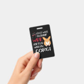 1 Ik wil gewoon wijn Drinken Badge (Handheld)