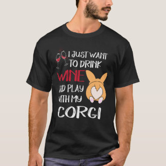 1 Ik wil gewoon wijn drinken T-shirt