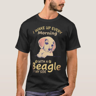 1 Ik word elke ochtend wakker met een Beagle naast T-shirt