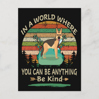 1 In A World Where You Can Be Anything Be Kind Briefkaart