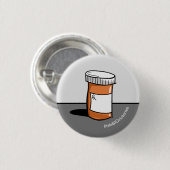 1 Inch. Ronde Button 3,2 Cm (Voorkant /achterkant)