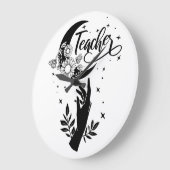 1- Inspirerend leraar sjirt, minimalistische leraa Grote Klok (Hoek)