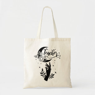1- Inspirerend leraar sjirt, minimalistische leraa Tote Bag
