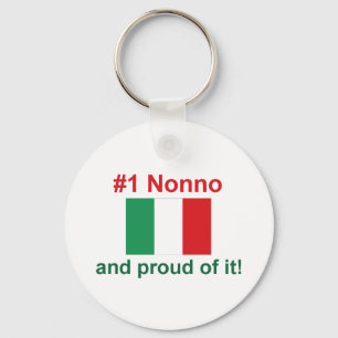 #1 Italiaanse nonno Sleutelhanger
