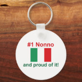 #1 Italiaanse nonno Sleutelhanger (Voorkant)