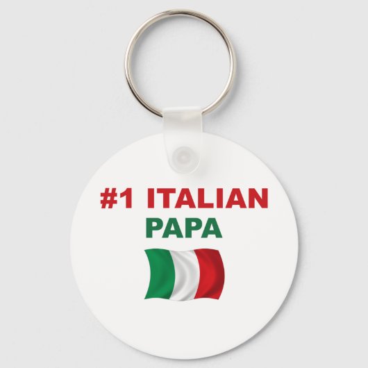 #1 Italiaanse Papa Sleutelhanger (Voorkant)