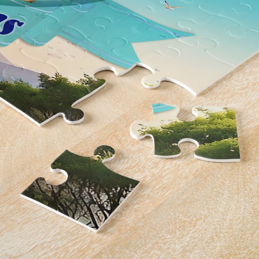 1 Jaar AA Jubileum Munt Boom van het Leven Legpuzzel (Zijkant)