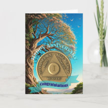1 Jaar AA Jubileummunt Boom des Levens