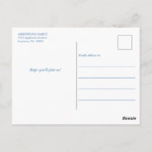 1 jaar Boy Lion Birthday Party Invitation Briefkaart (Achterkant)