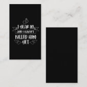 1 jaar Echtgenvrouw Jubileum eerste huwelijk Visitekaartje (Voorkant / Achterkant)