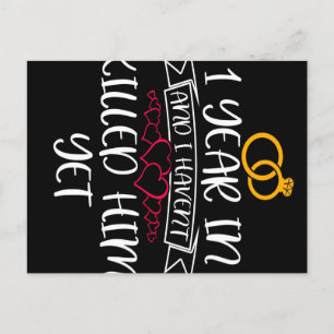 1 jaar en ik heb hem nog niet. aankondigingskaart