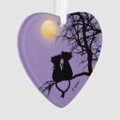 1 jaar en voor elk aangepast hart ornament (voorkant)