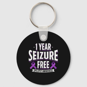 1 jaar Epilepsie Bewustzijnsdag Ondersteuning Sleutelhanger