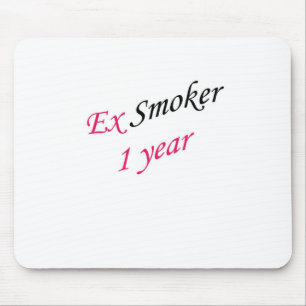 1 jaar ex-roker muismat
