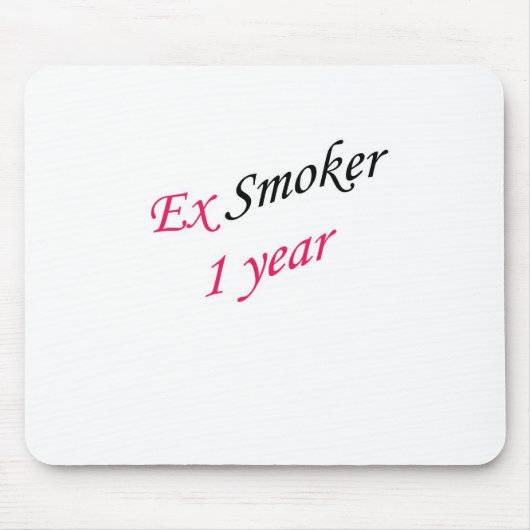1 jaar ex-roker muismat (Voorkant)