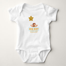 1 Jaar Grote Jongensenergie Baby Bodysuit