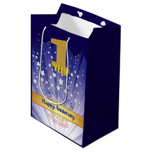 1 jaar herstel Jubileum vet cijfer Medium Cadeauzakje