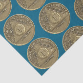 1 Jaar Herstel Jubileummunt Tissuepapier (Detail)