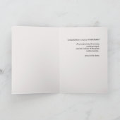 1 jaar Jubileum 12-stapsgewijze herstel geslaagd Kaart (Binnen)