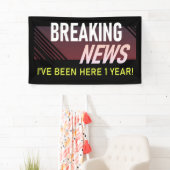 1 jaar Jubileum eerste beoordeling werknemer Spandoek (Insitu)