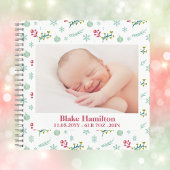 1 jaar lang Baby met kerstfoto's Notitieboek