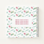 1 jaar lang Baby met kerstfoto's Notitieboek (Achterkant)