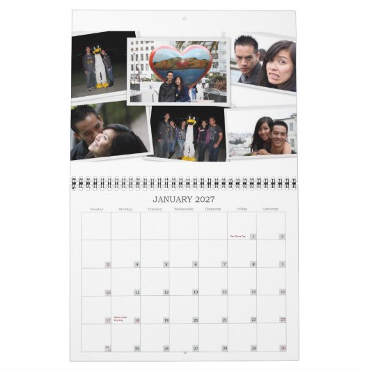 1 jaar liefde kalender (Jan 2027)