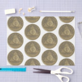1 Jaar Nuchter Hersteldrang Pennning Wit Tissuepapier (Craft)
