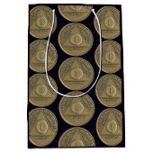 1 Jaar Nuchtere Hersteldag Munt Medium Cadeauzakje (Voorkant)