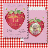 1 jaar oud 1dt verjaardag eerste baby party kaart