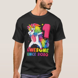 1 jaar oud 1e verjaardag 2021 Funny Dabbing U T-shirt