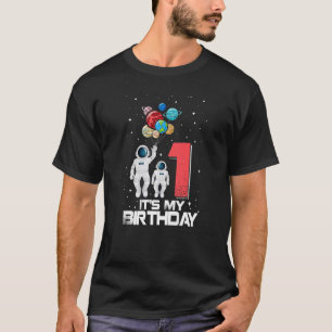 1 jaar oud Het is mijn eerste geboorte jongens Kin T-shirt
