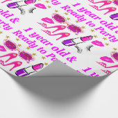 1 JAAR OUD KLEIN PRINSES ONTWERP CADEAUPAPIER (Hoek)