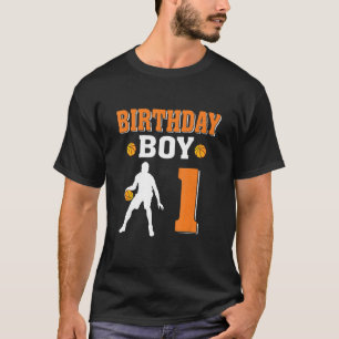1 jaar oude Basketball-partij T-shirt