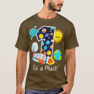 1 jaar oude buitenruimte 1e verjaardag Partij 1 is T-shirt
