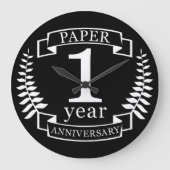 1 jaar oude dag grote klok (Voorkant)