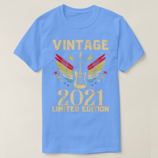 1 jaar oude gitarist 1st bi t-shirt (Design voorkant)