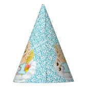 1 jaar oude verjaardag Eenhoorn party pet Feesthoedjes (Achterkant)